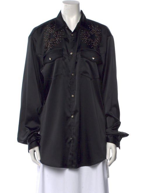 Dsquared² Long Sleeve Button-Up Top