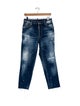Dsquared² High-Rise Straight Leg Jeans