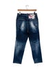 Dsquared² High-Rise Straight Leg Jeans