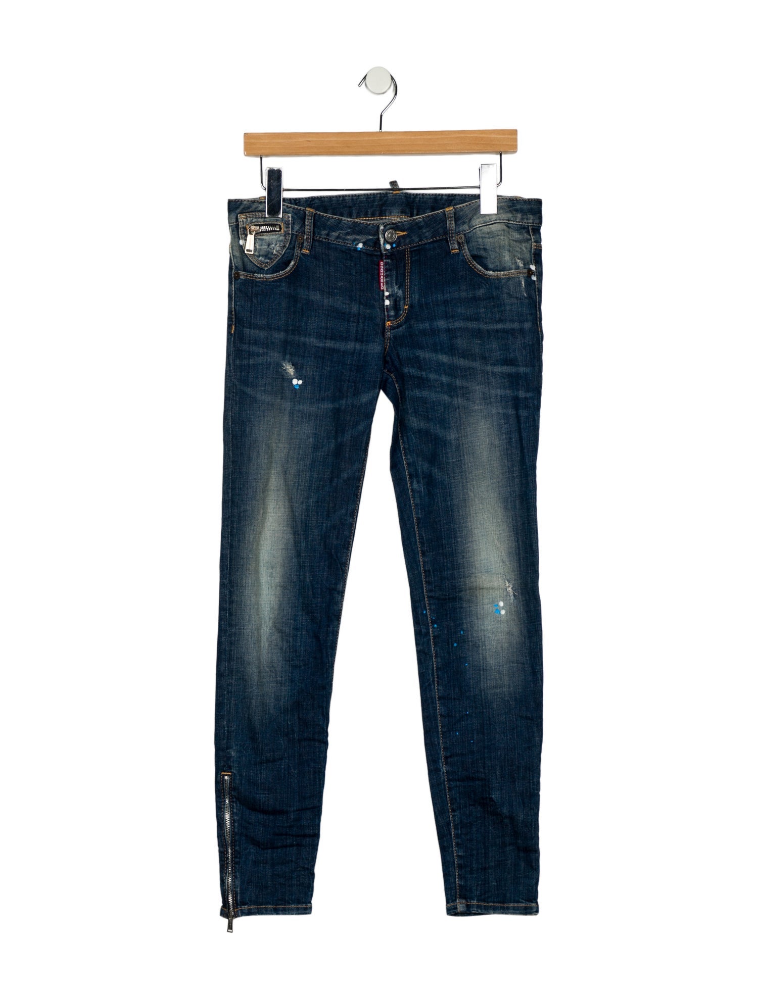 Dsquared² Low-Rise Skinny Leg Jeans