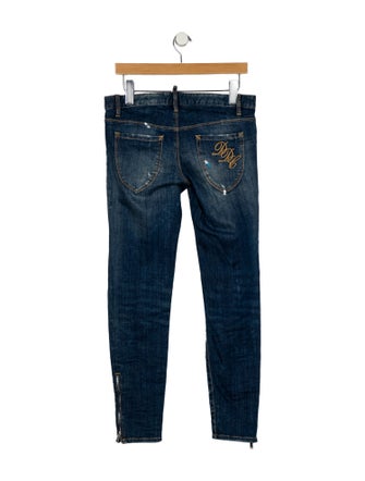 Dsquared² Low-Rise Skinny Leg Jeans