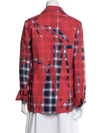 Dsquared² Plaid Print Blazer