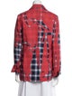 Dsquared² Plaid Print Blazer