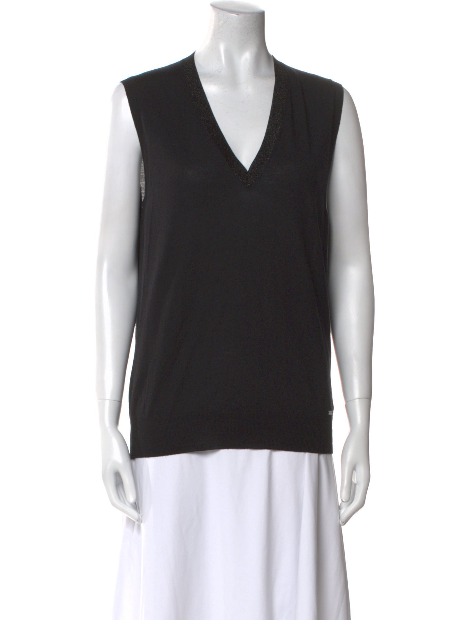 Dsquared² Wool V-Neck Sweater Vest