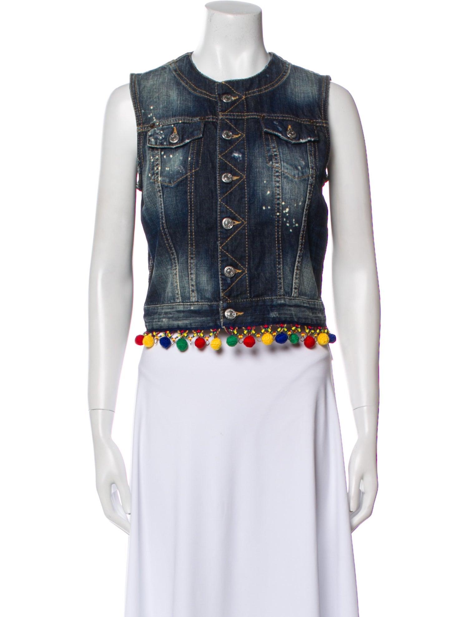 Dsquared² Printed Vest w/ Tags