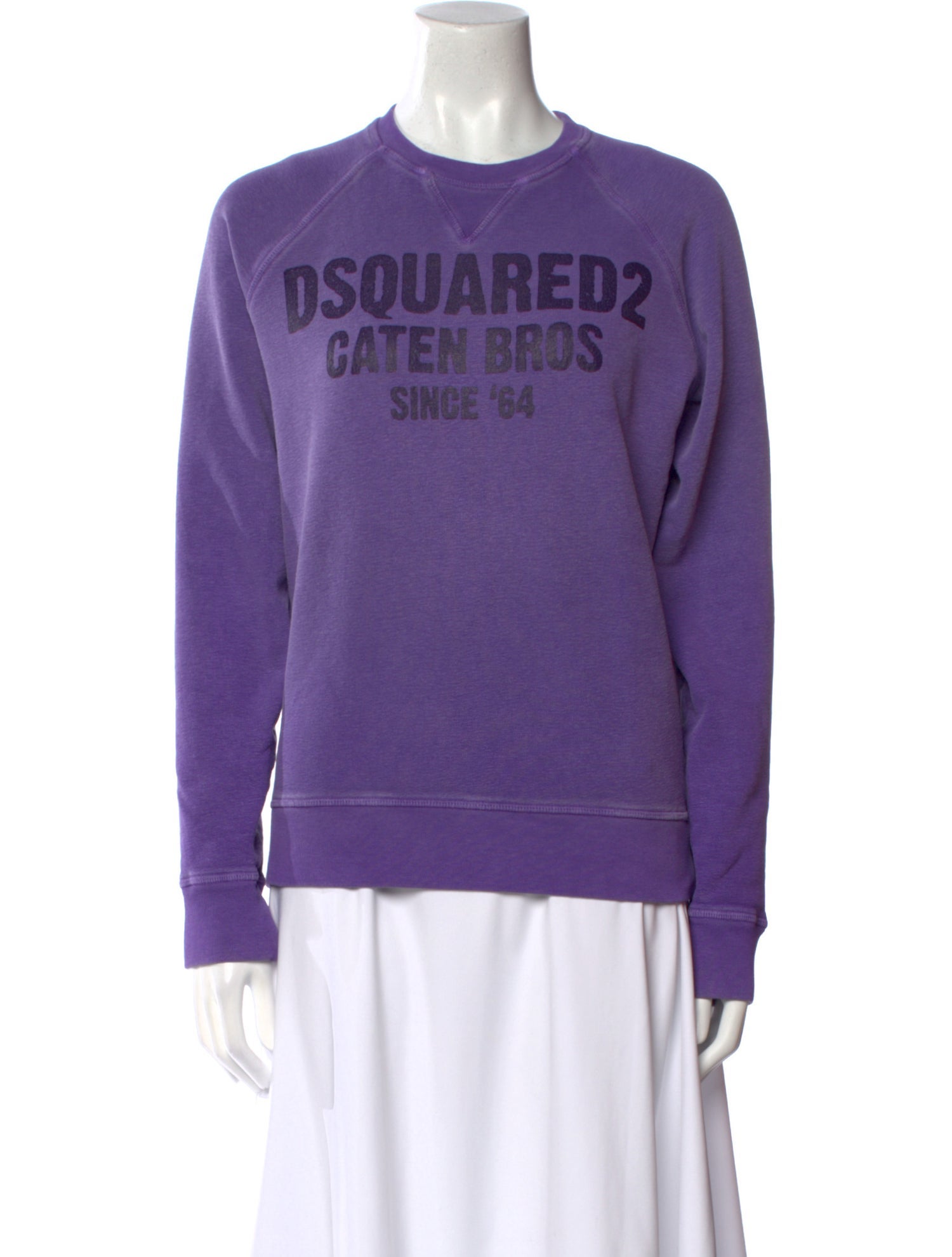 Dsquared² Graphic Print Crew Neck Sweatshirt