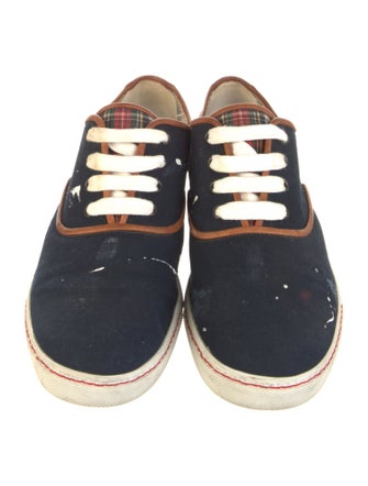 Dsquared² Canvas Striped Sneakers