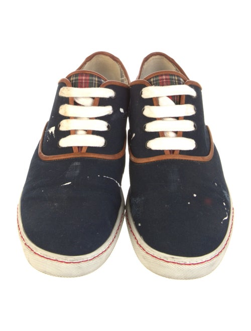 Dsquared² Canvas Striped Sneakers