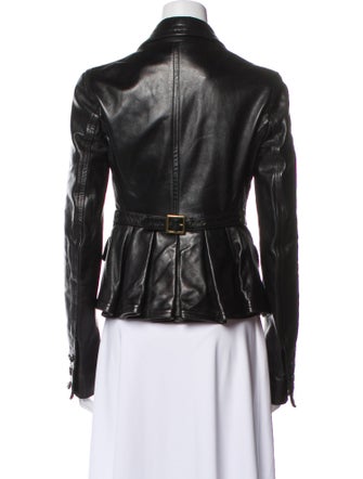 Dsquared² Leather Biker Jacket