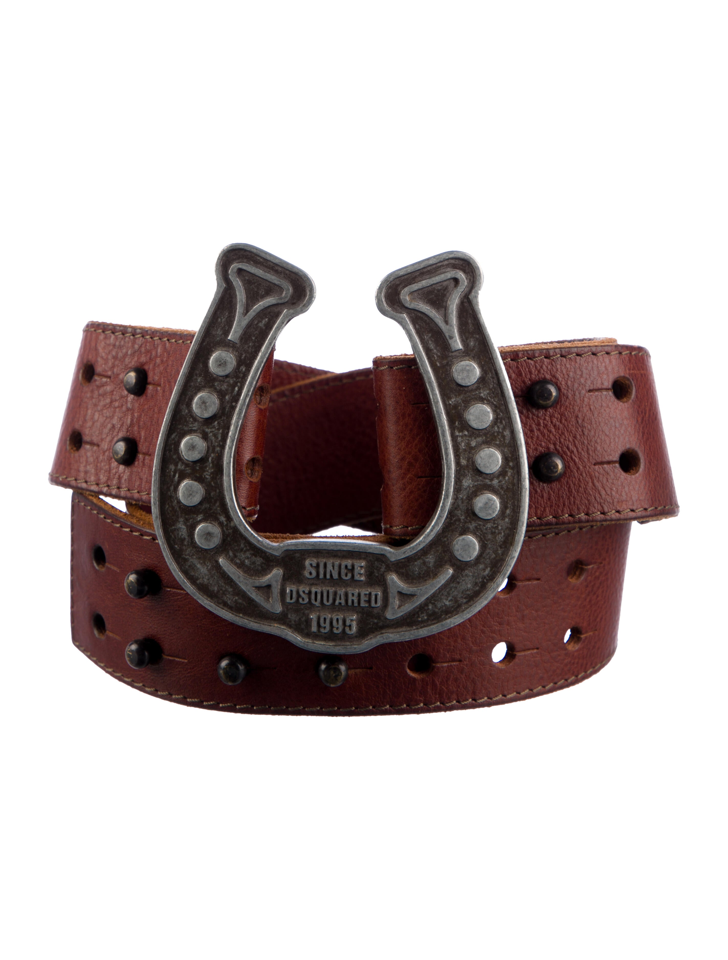 Dsquared² Leather Waist Belt