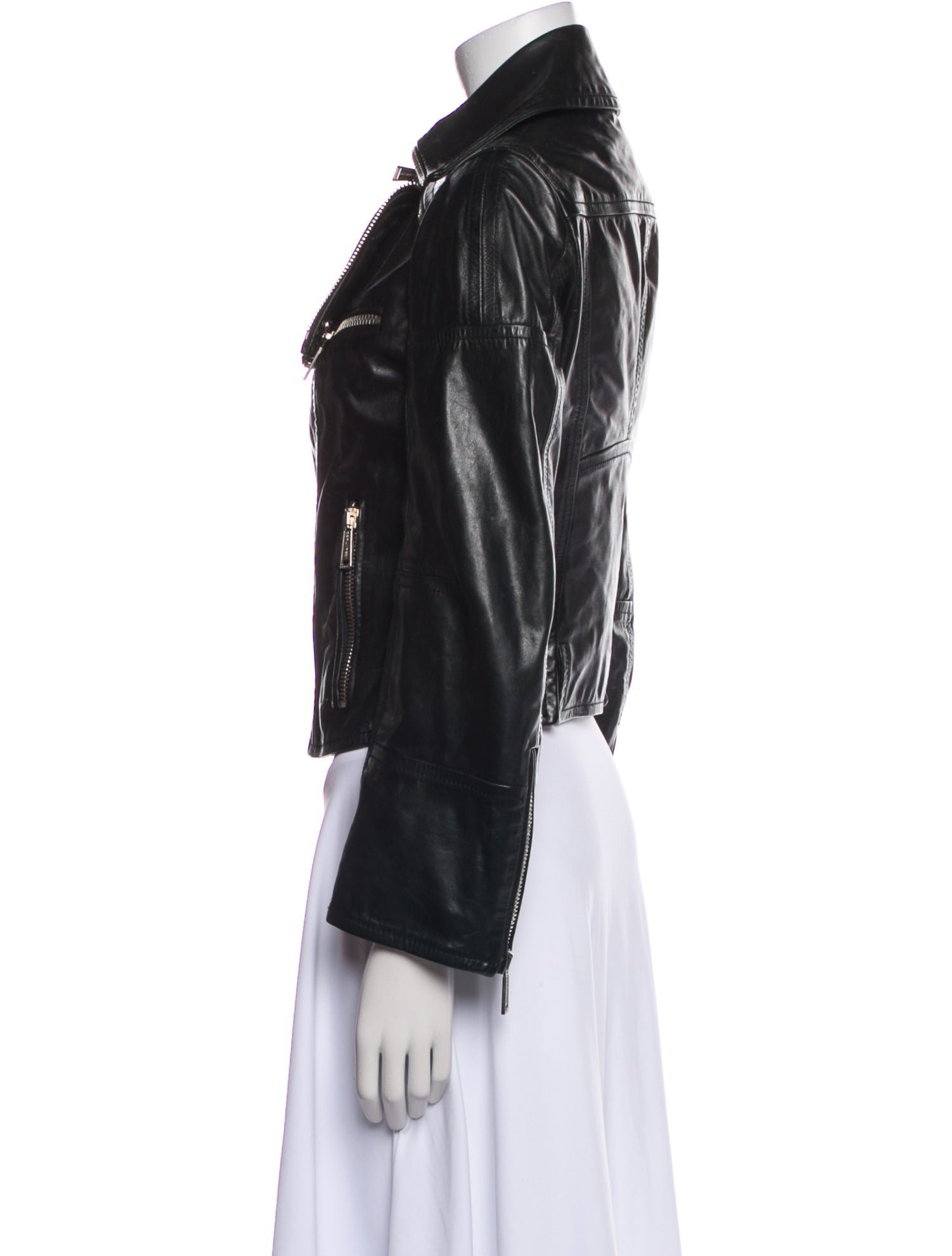 Dsquared² Leather Biker Jacket