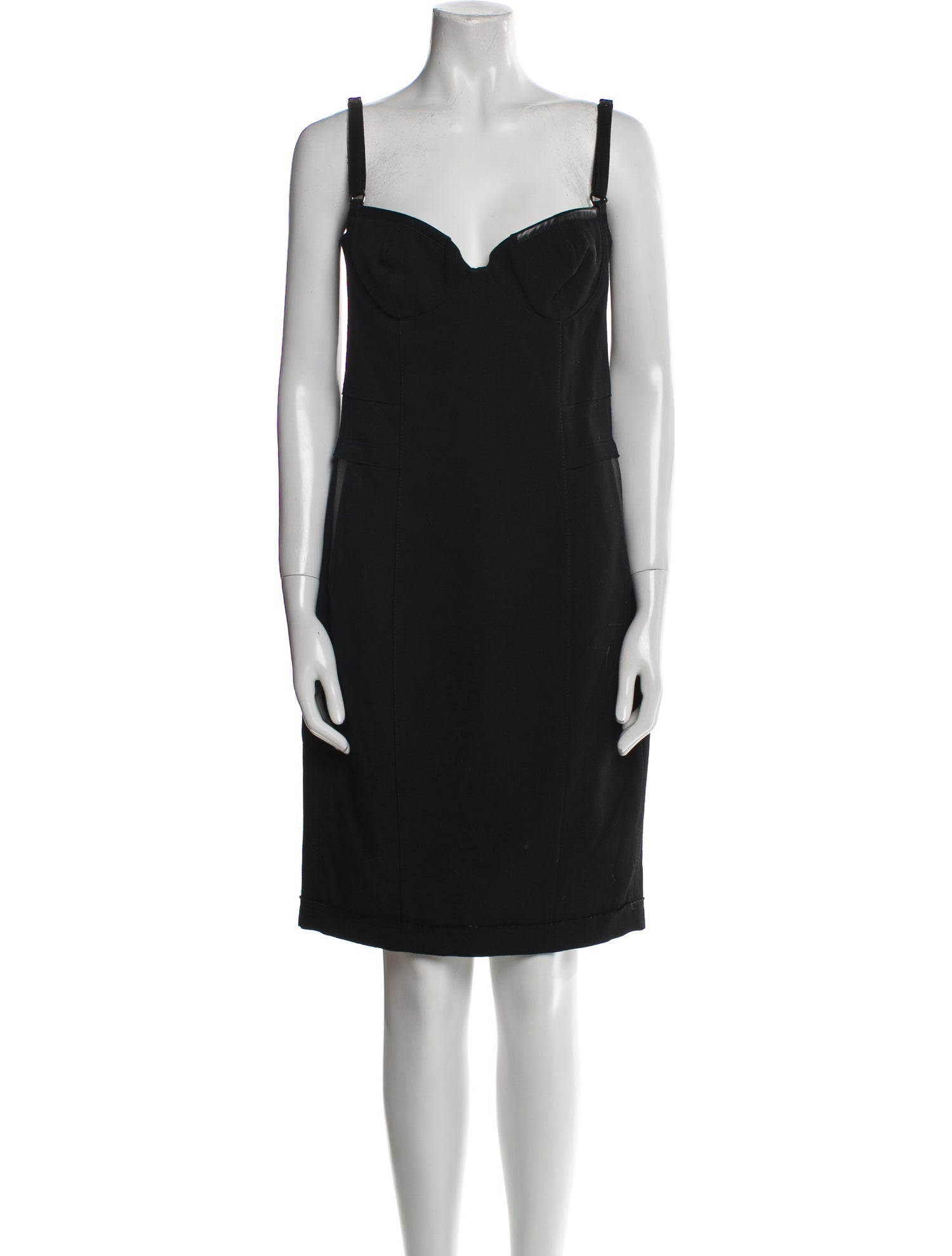 Dsquared² Wool Knee-Length Dress