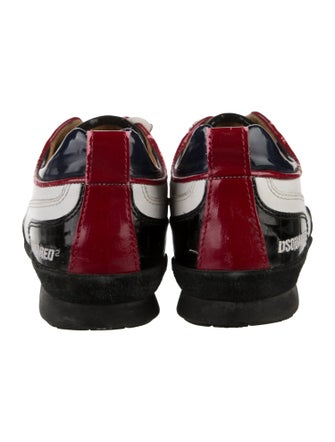 Dsquared² Leather Printed Sneakers
