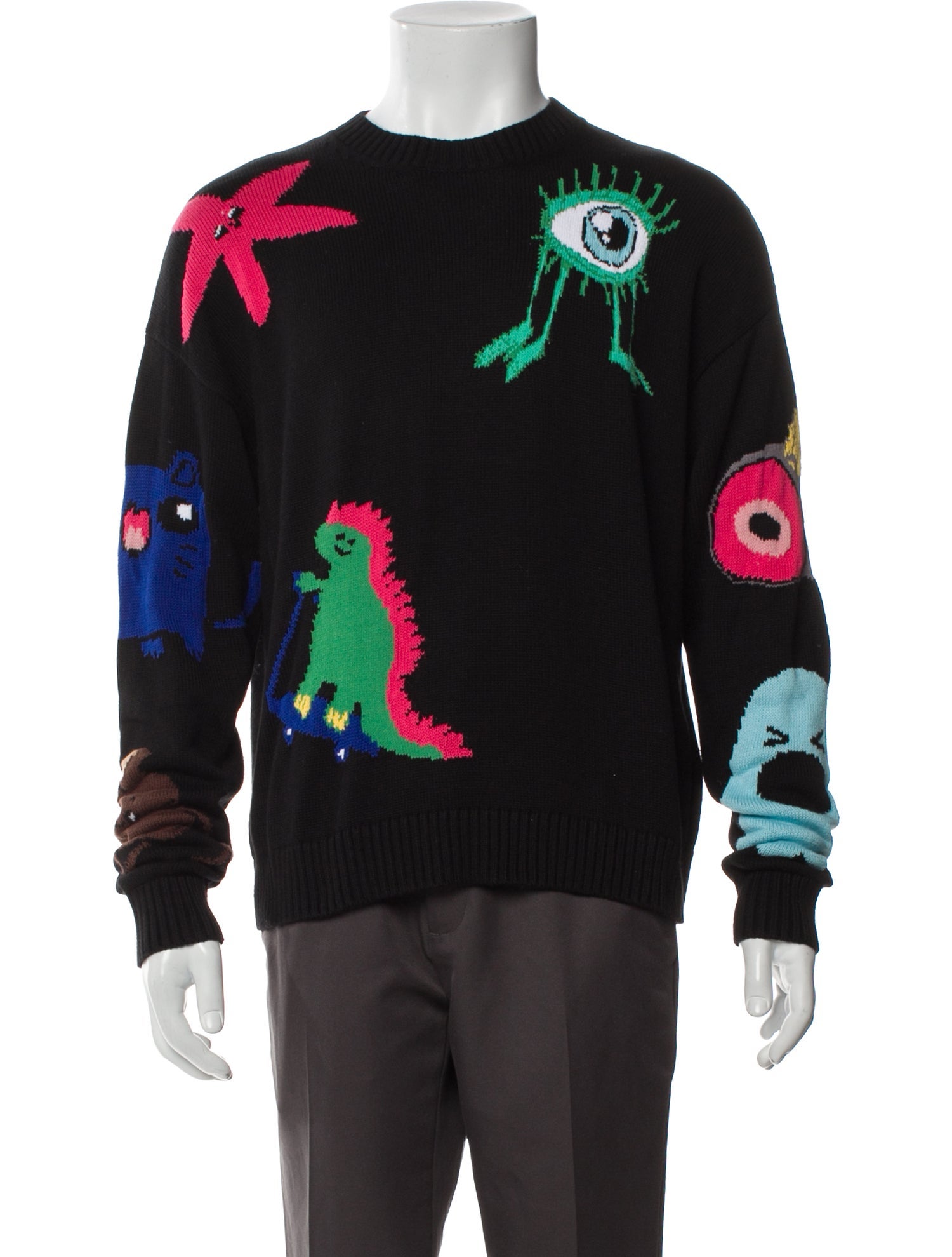 Dsquared² Graphic Print Crew Neck Pullover