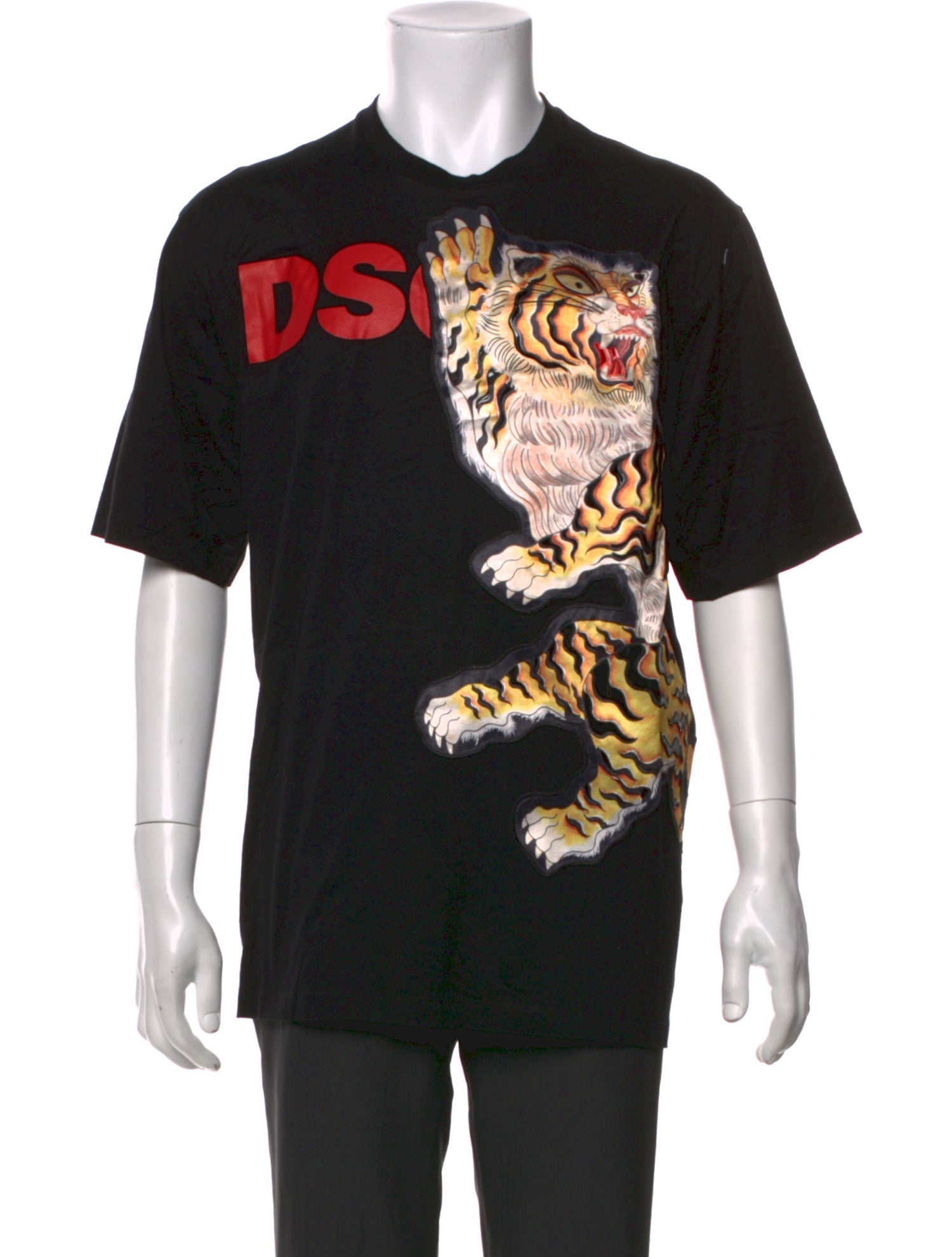 Dsquared² Graphic Print Crew Neck T-Shirt w/ Tags