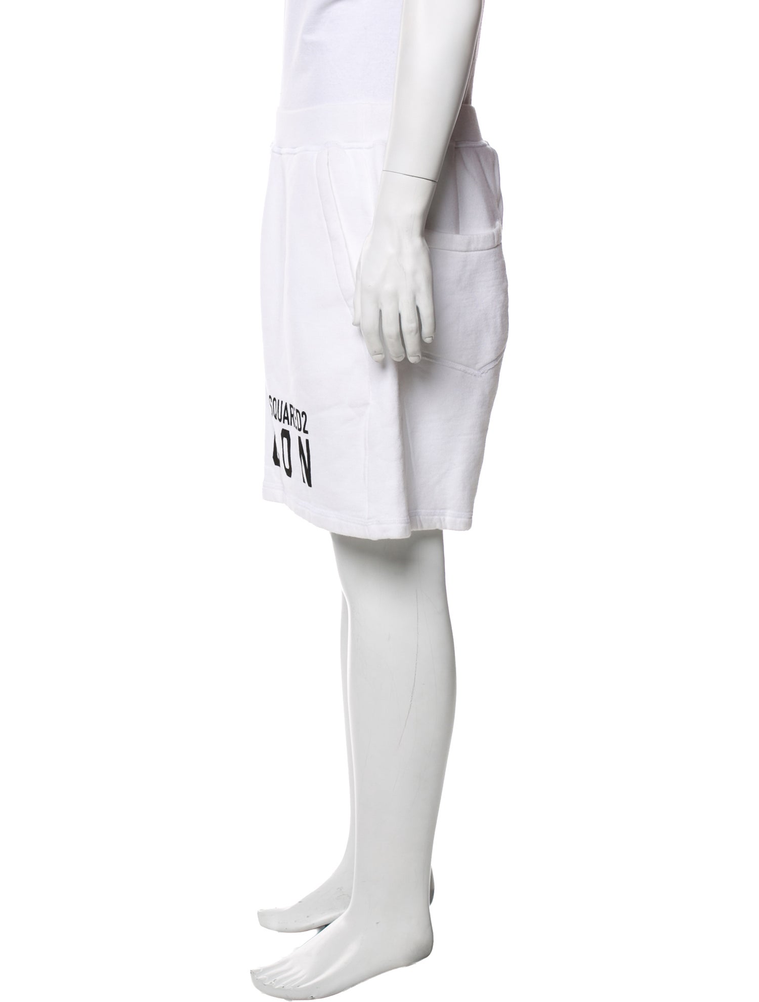 Dsquared² Graphic Print Athletic Shorts w/ Tags