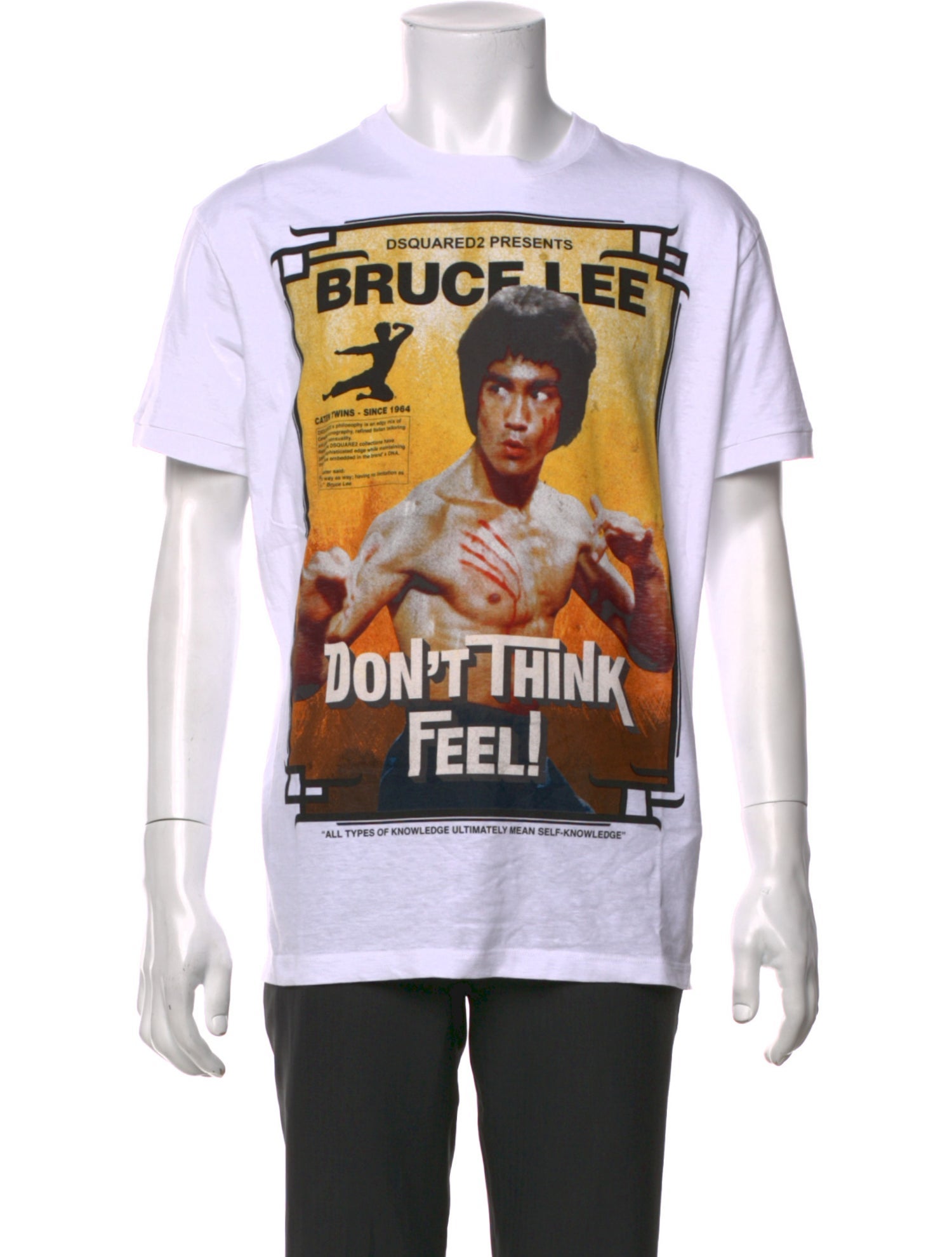 Dsquared² Graphic Print Crew Neck T-Shirt w/ Tags