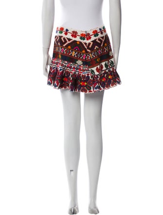 Dsquared² Floral Print Mini Skirt
