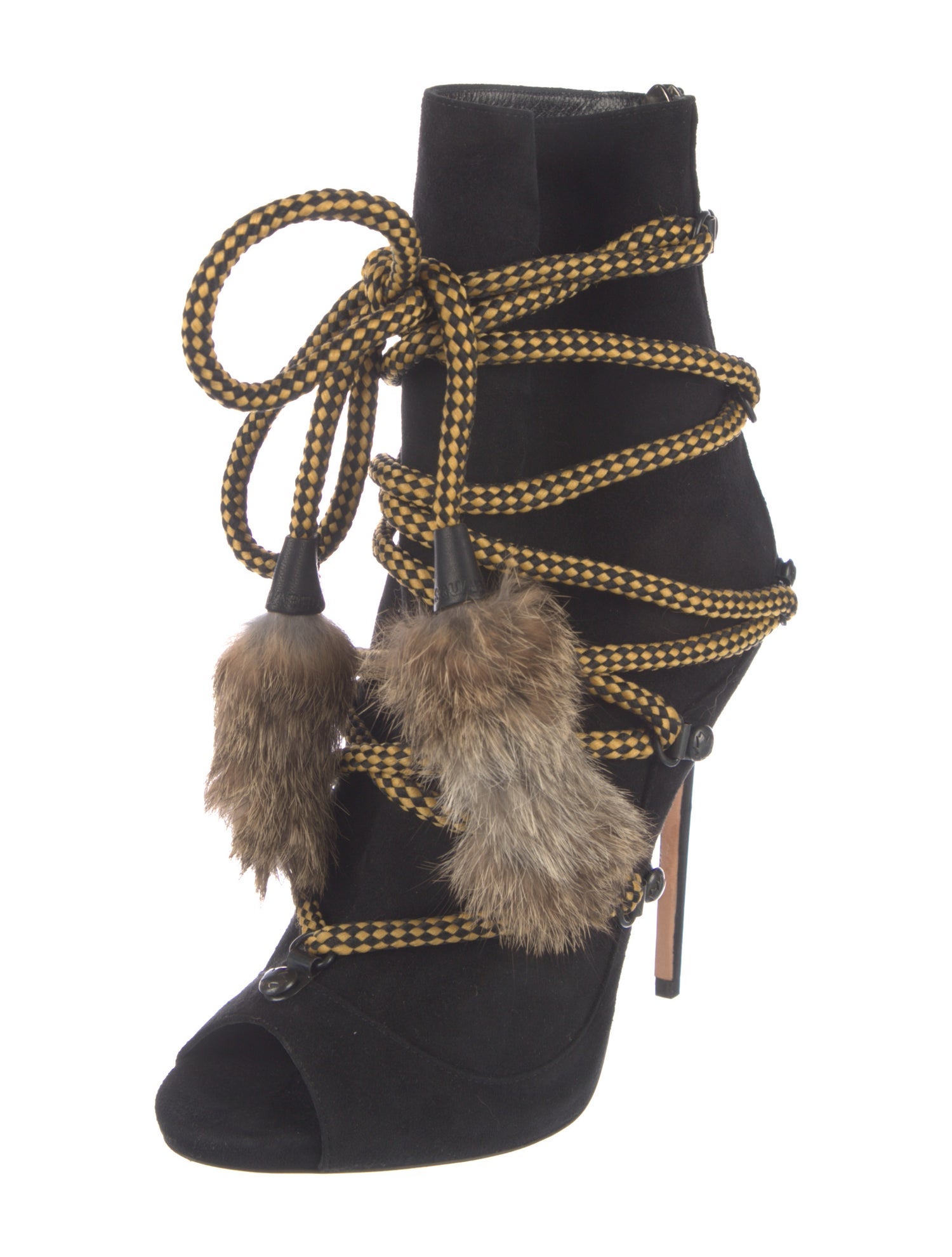 Dsquared² Suede Lace-Up Boots