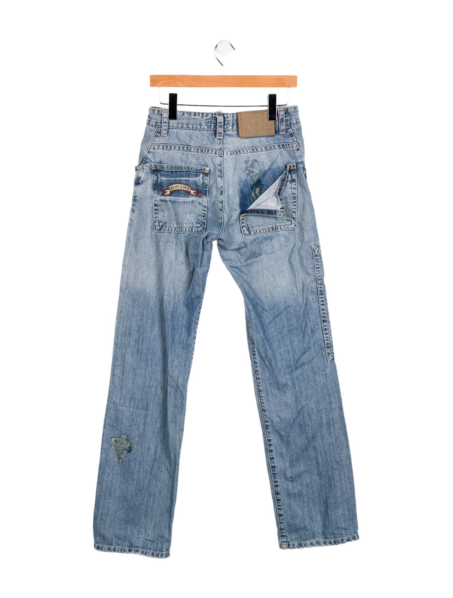 Dsquared² Mid-Rise Straight Leg Jeans