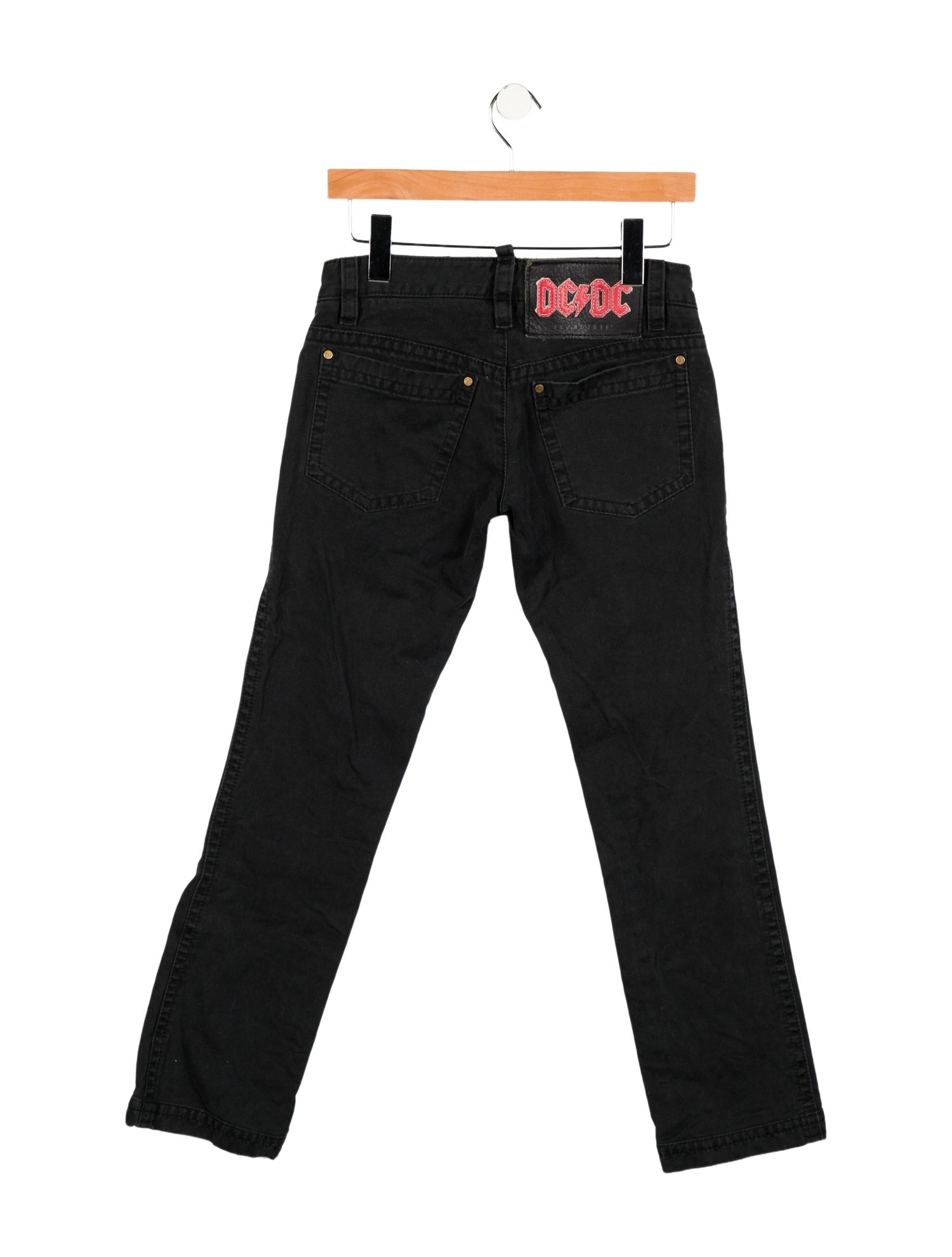 Dsquared² Low-Rise Straight Leg Jeans