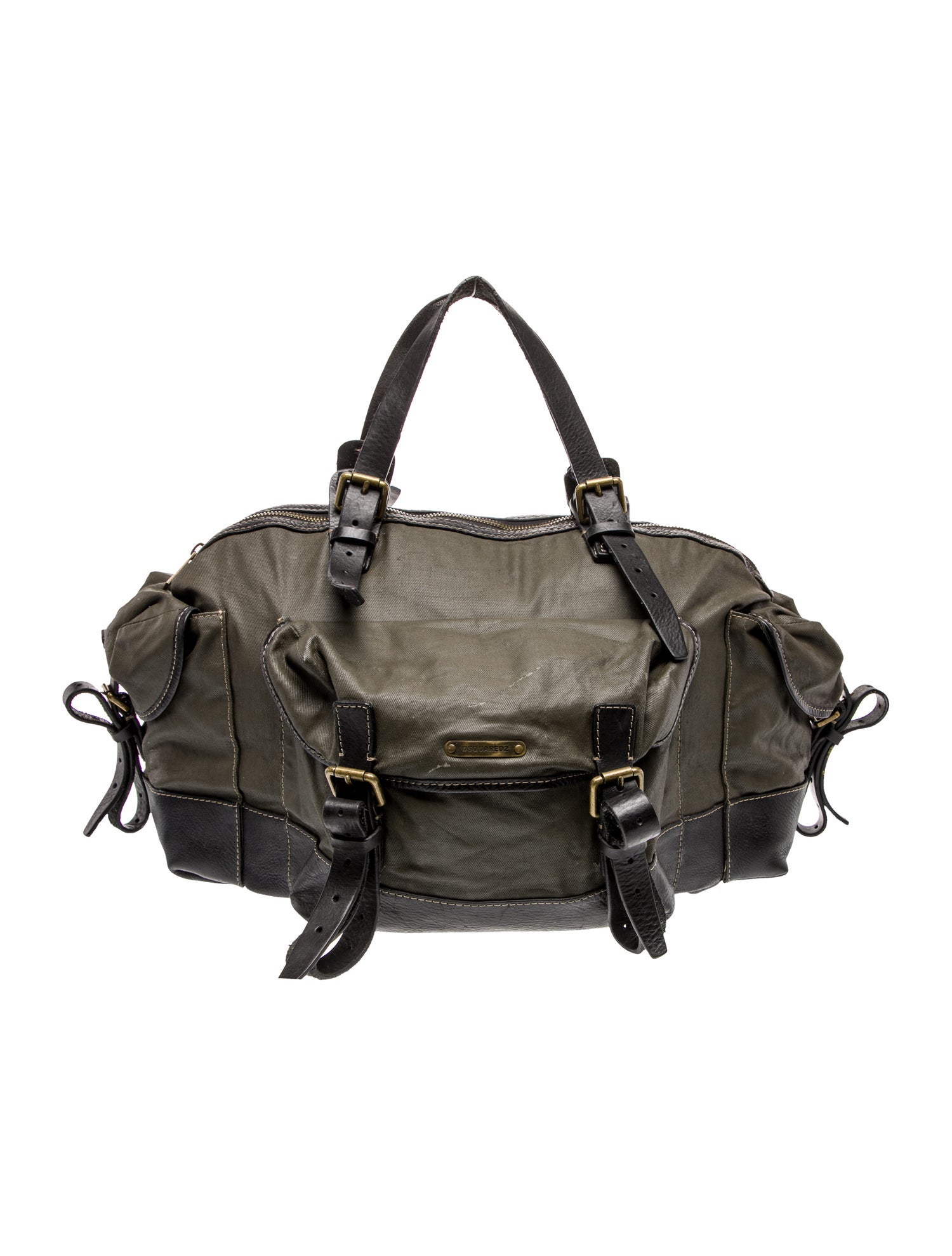 Dsquared² Saffiano Leather Weekender Bag
