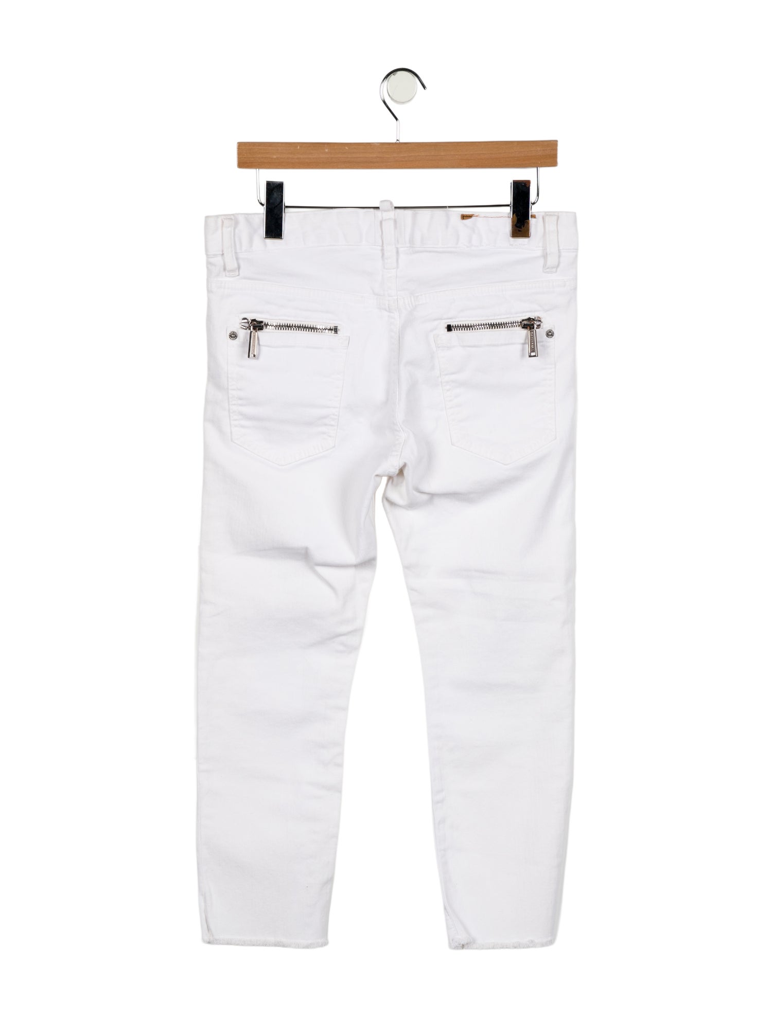 Dsquared² Mid-Rise Straight Leg Jeans