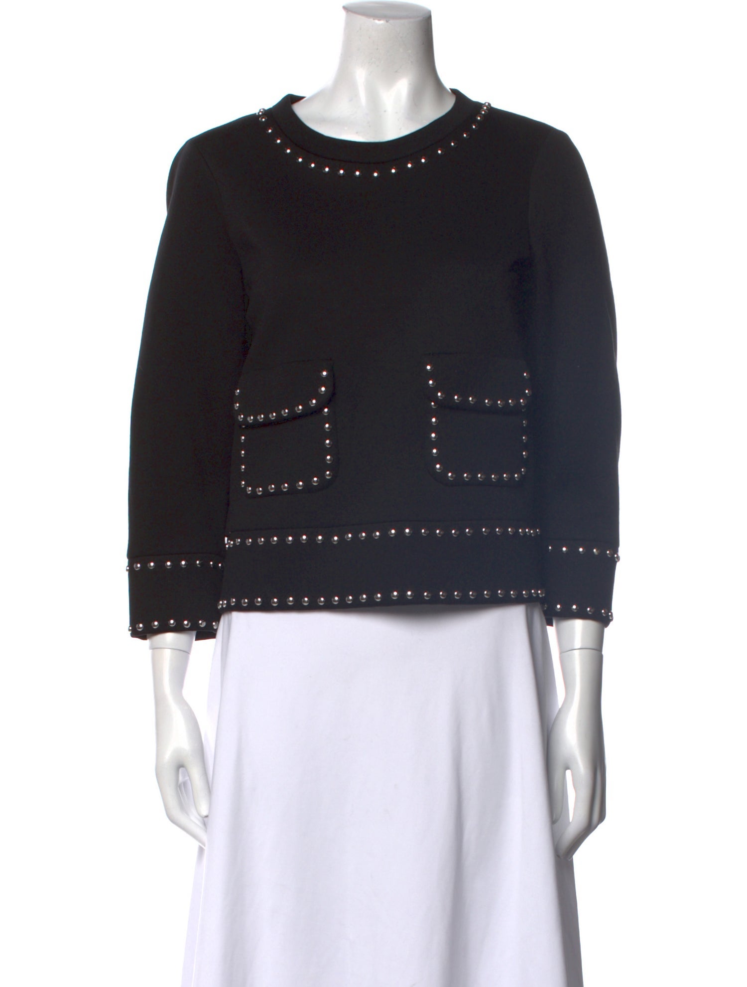 Dsquared² Crew Neck Three-Quarter Sleeve Sweatshirt