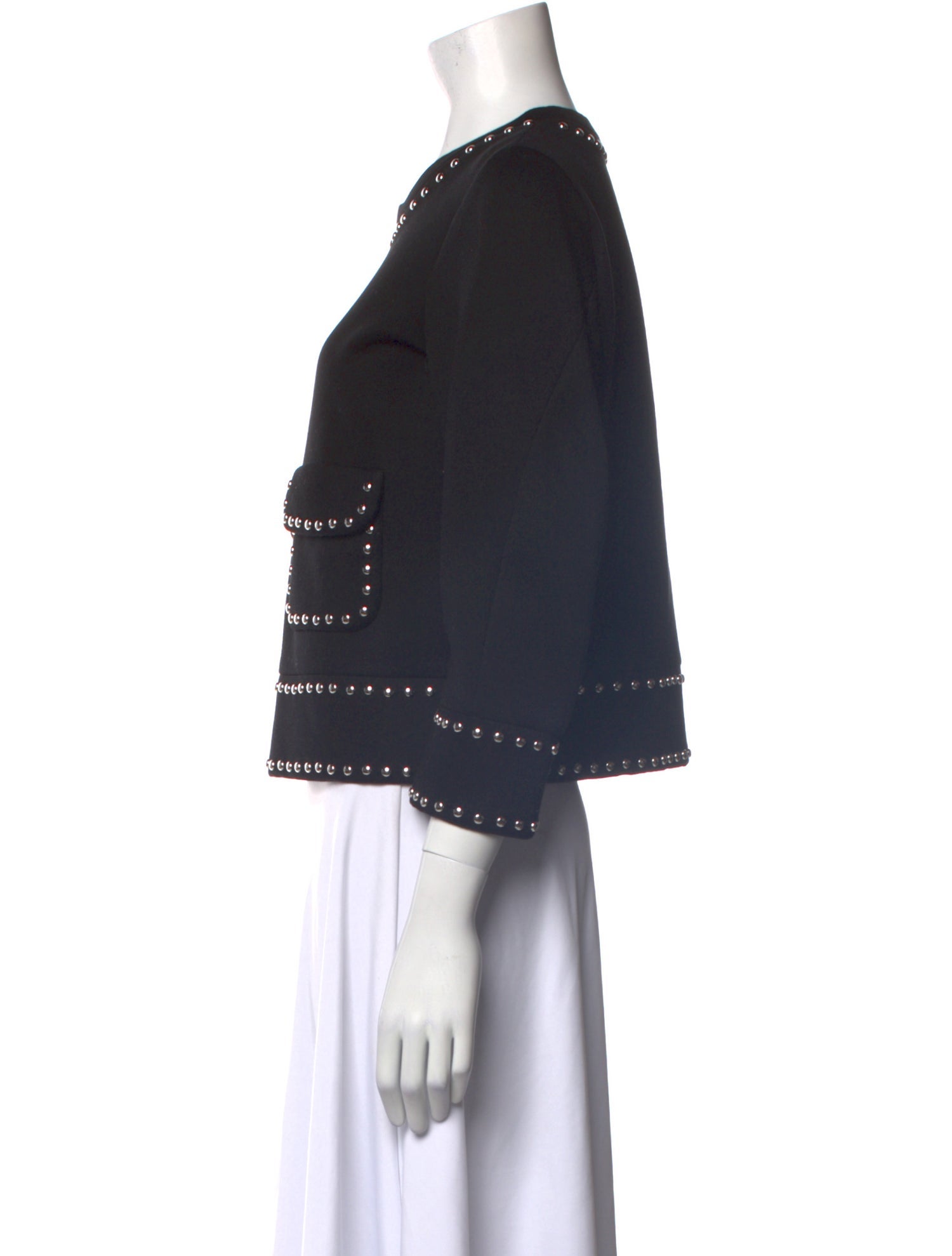 Dsquared² Crew Neck Three-Quarter Sleeve Sweatshirt