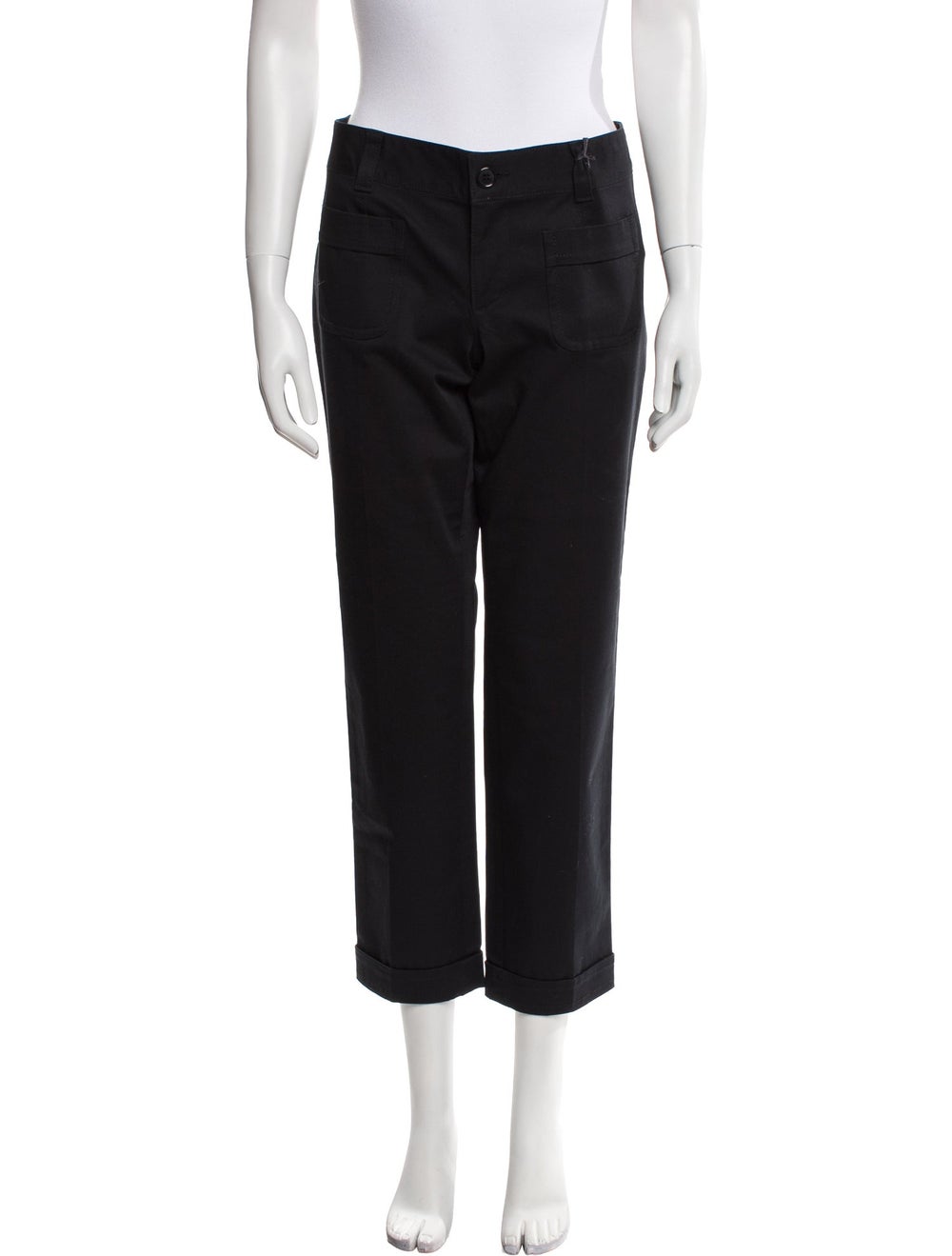 Dsquared² Dsquared² Pants Black Cropped Patch Poc… - image 1