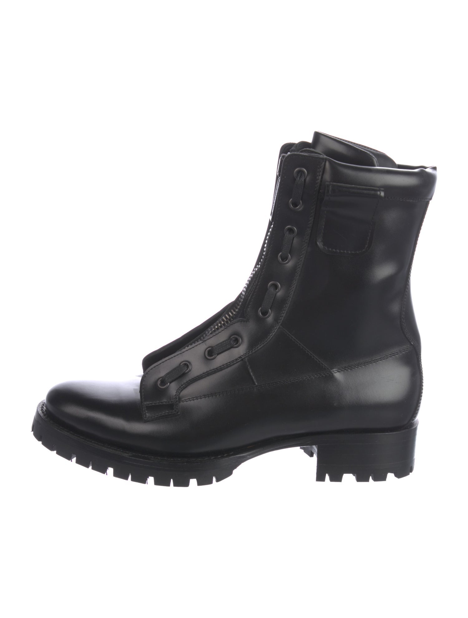 Dsquared² Leather Combat Boots