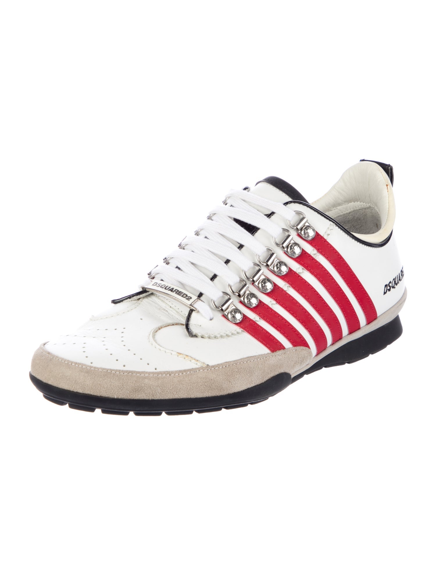 Dsquared² Leather Printed Sneakers