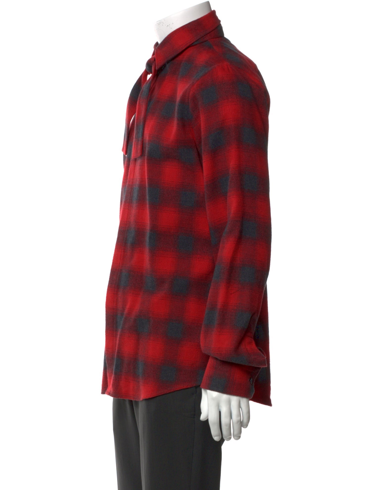 Dsquared² Plaid Print Long Sleeve Western Shirt