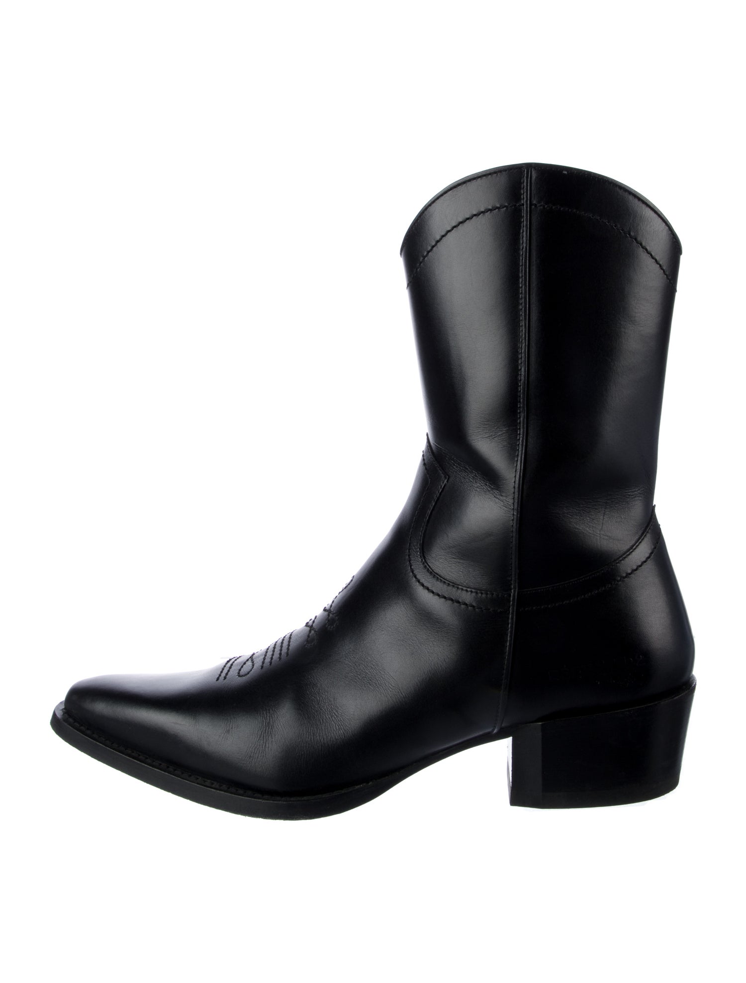 Dsquared² Leather Western Boots
