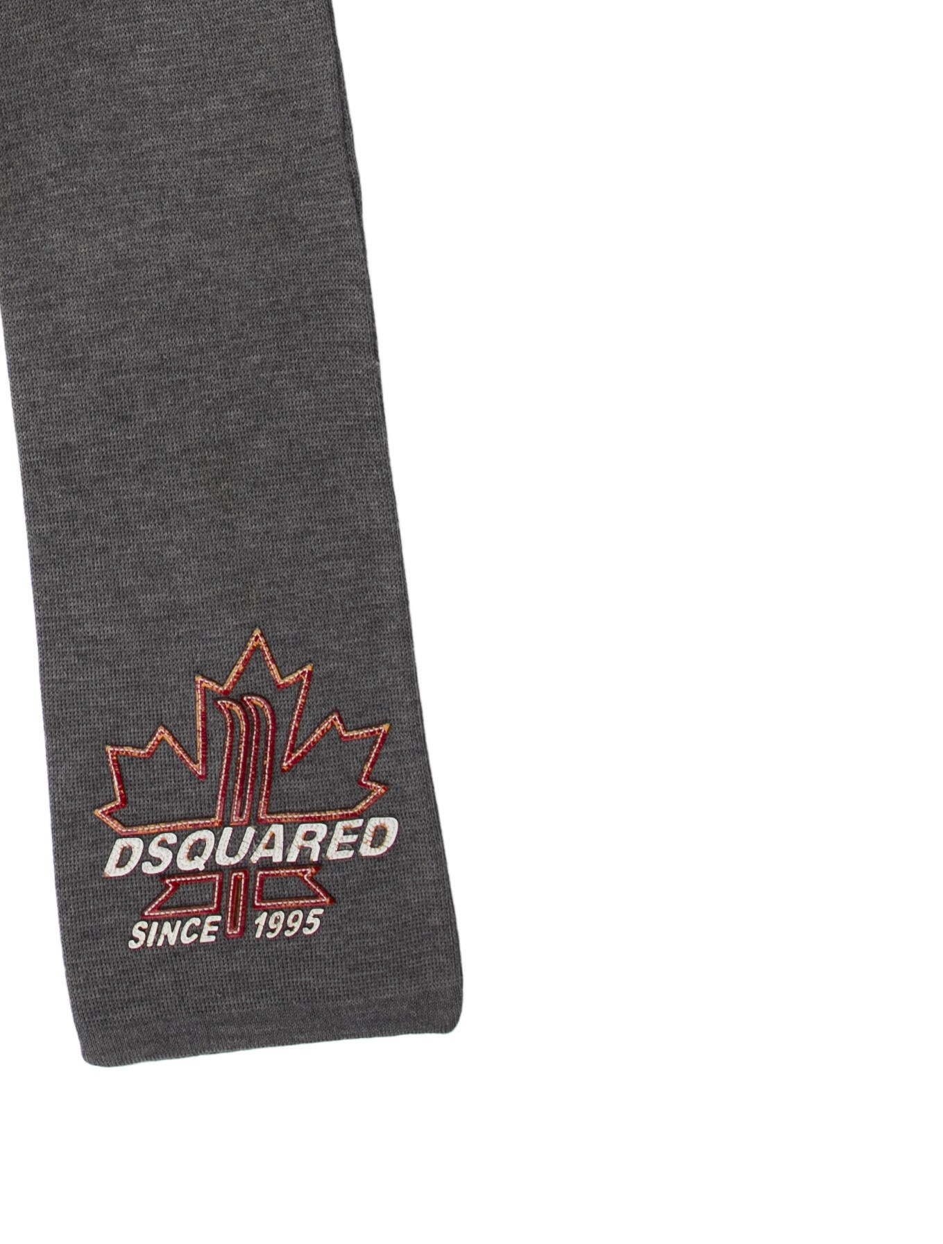 Dsquared² 'Pursuit of Happiness' Striped Harness Wool Scarf