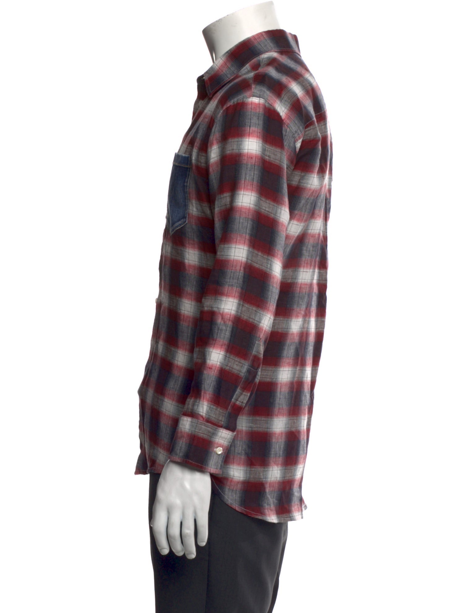Dsquared² Plaid Print Long Sleeve Western Shirt