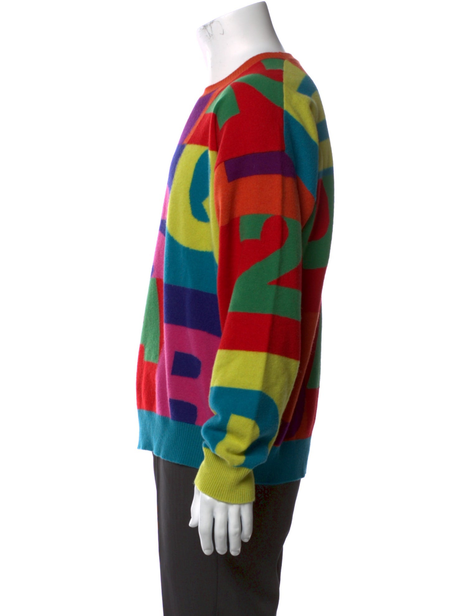 Dsquared² Virgin Wool Printed Pullover