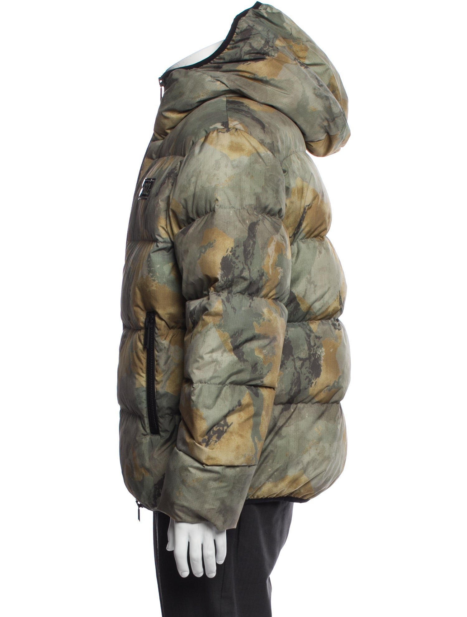 Dsquared² Camouflage Print Puffer Coat