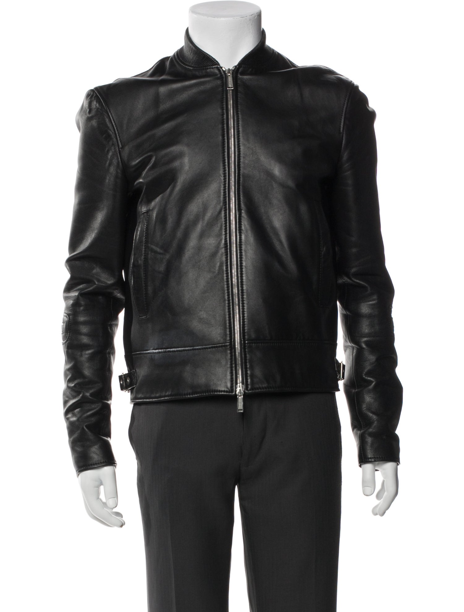 Dsquared² Leather Moto Jacket