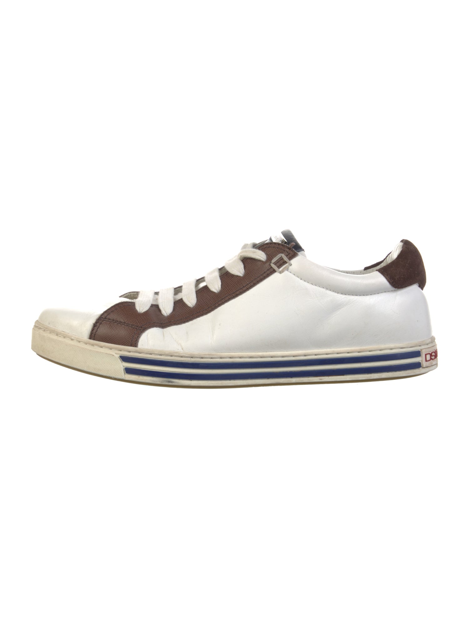 Dsquared² Leather Printed Sneakers