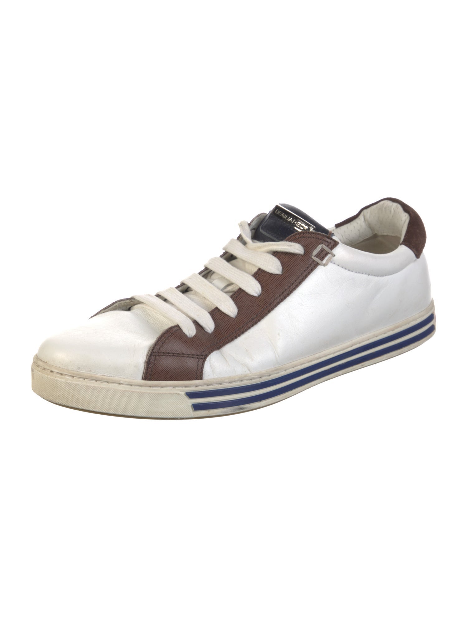 Dsquared² Leather Printed Sneakers