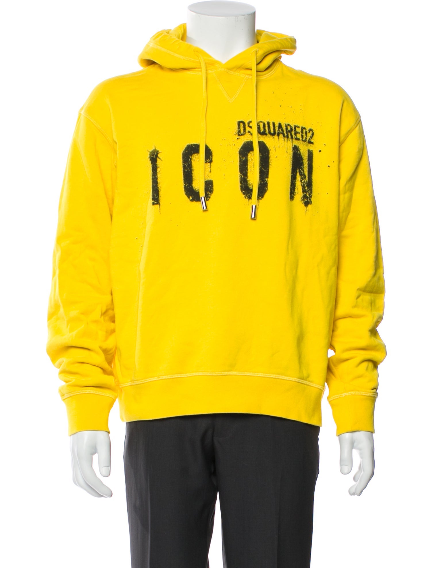 Dsquared² Graphic Print Crew Neck Hoodie