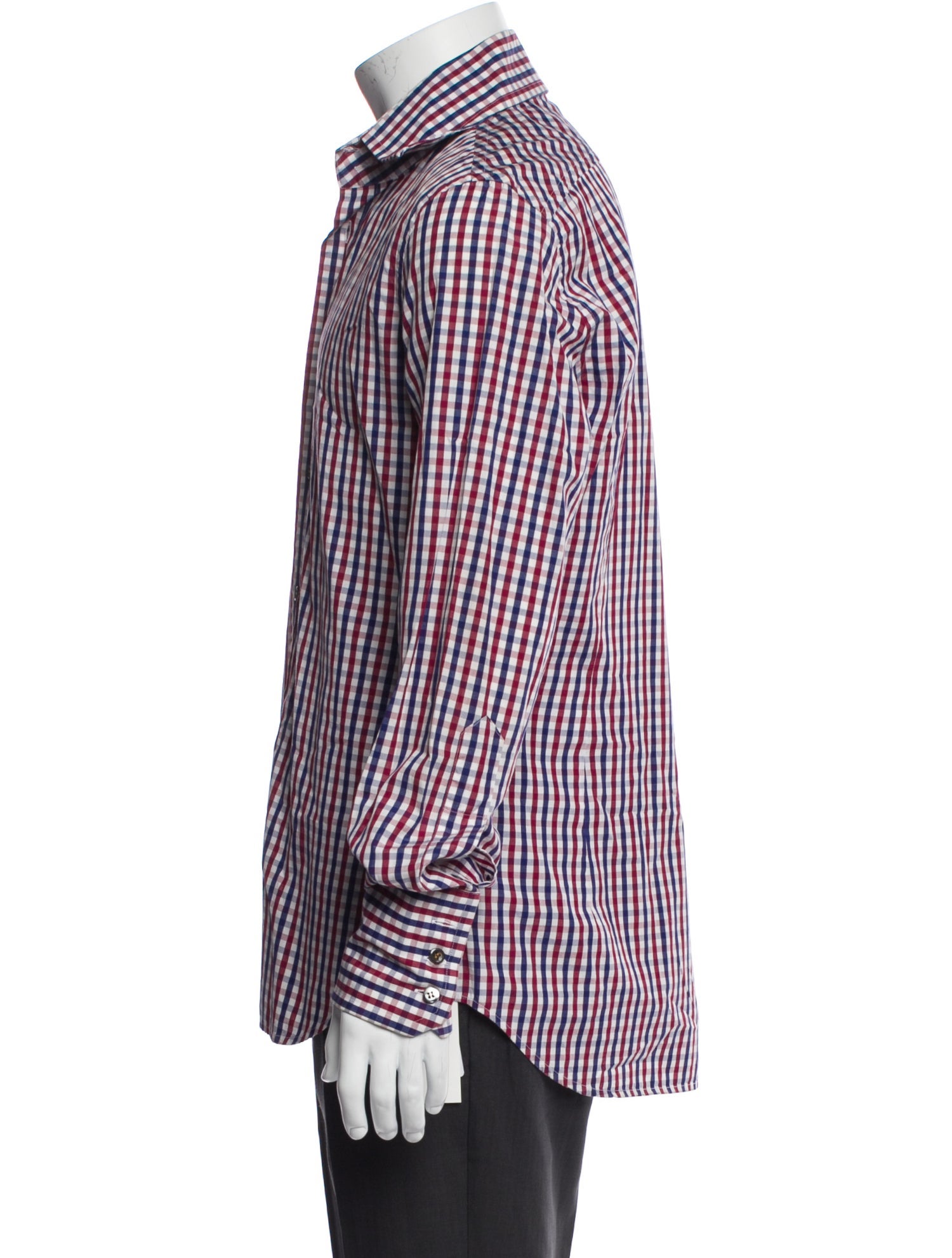 Dsquared² Plaid Print Long Sleeve Shirt