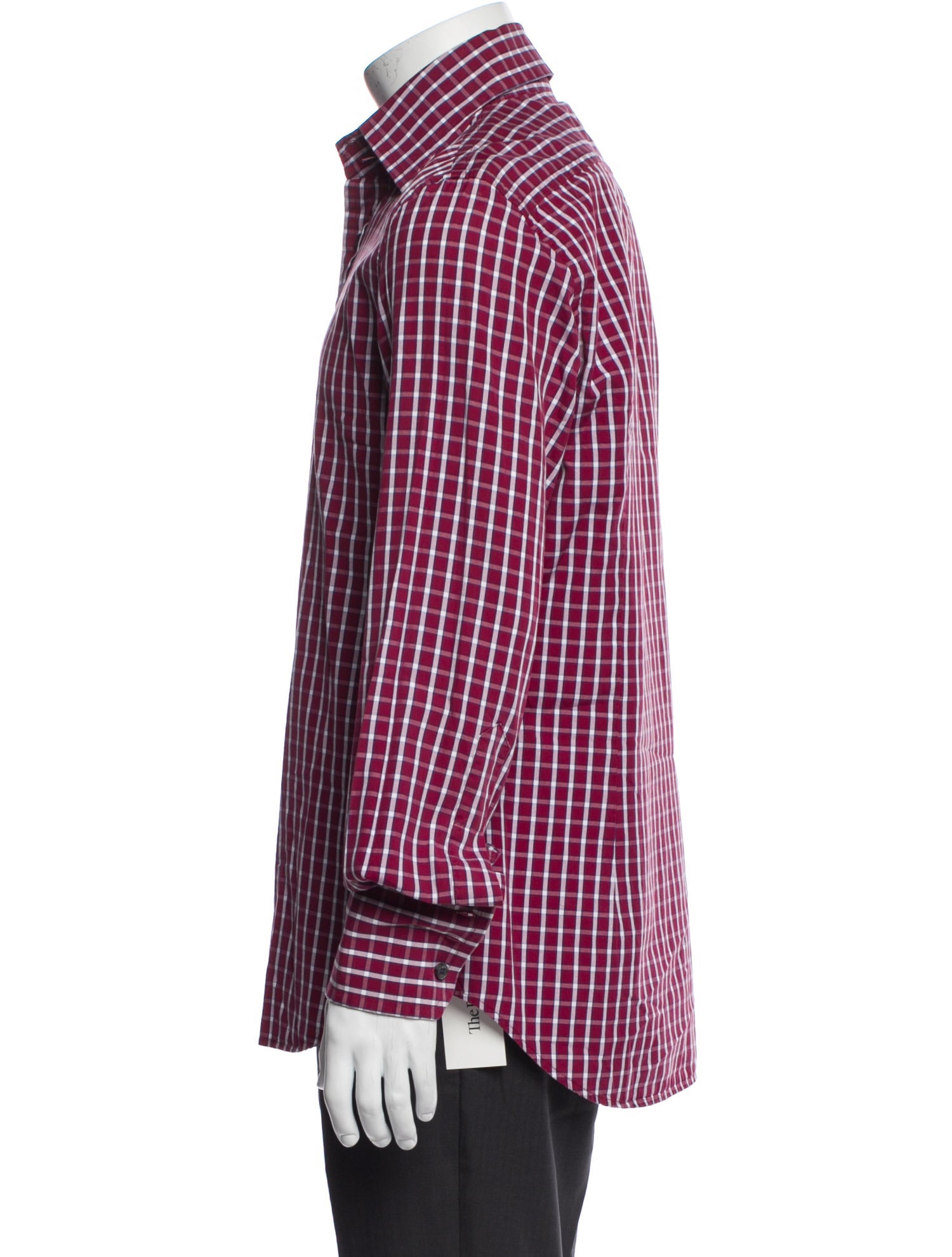 Dsquared² Plaid Print Long Sleeve Shirt
