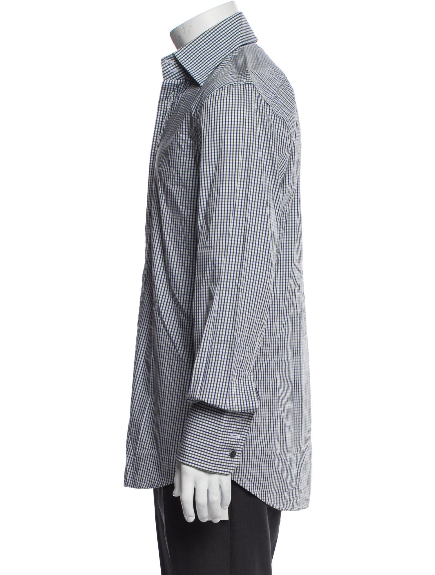 Dsquared² Plaid Print Long Sleeve Shirt