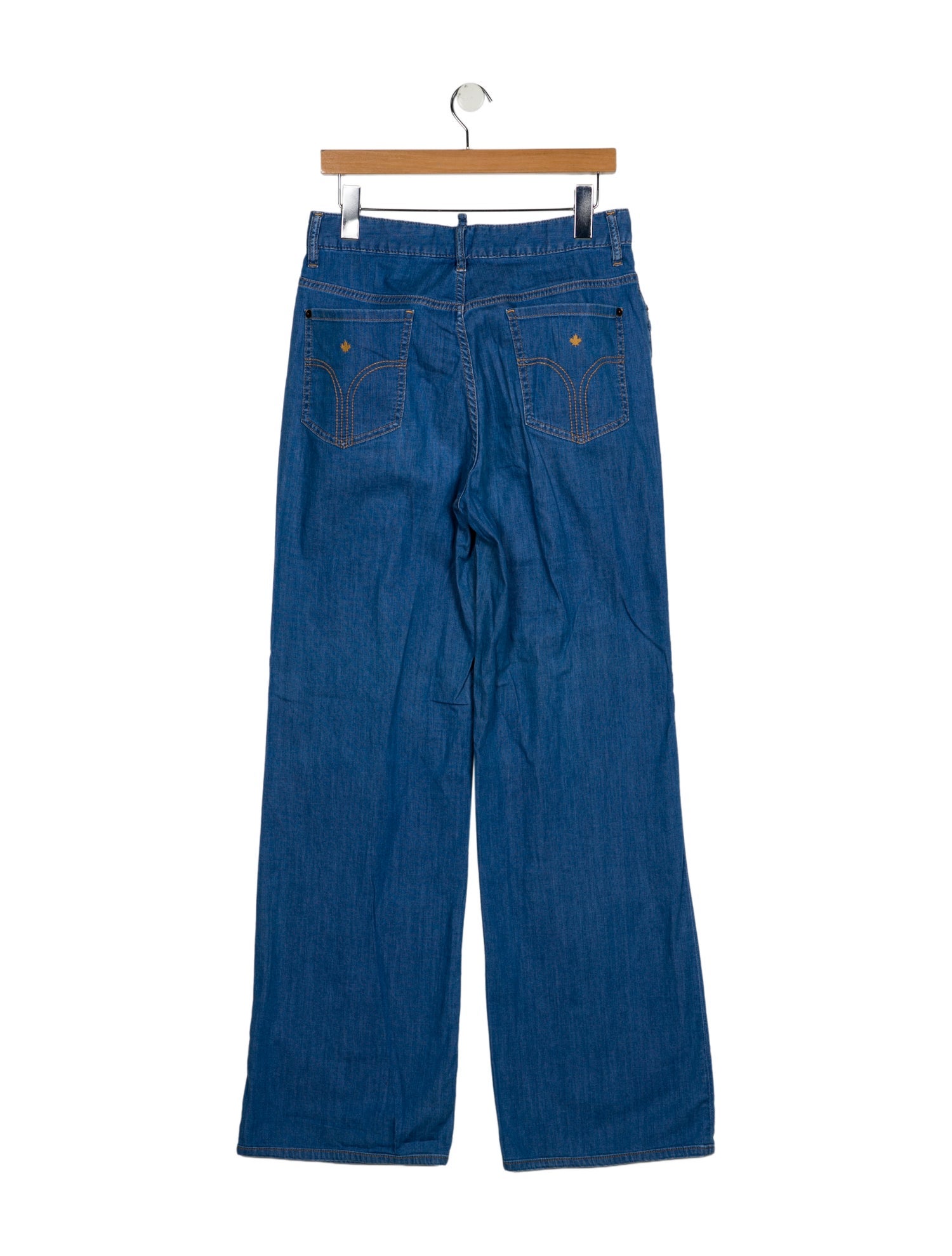 Dsquared² High-Rise Wide Leg Jeans