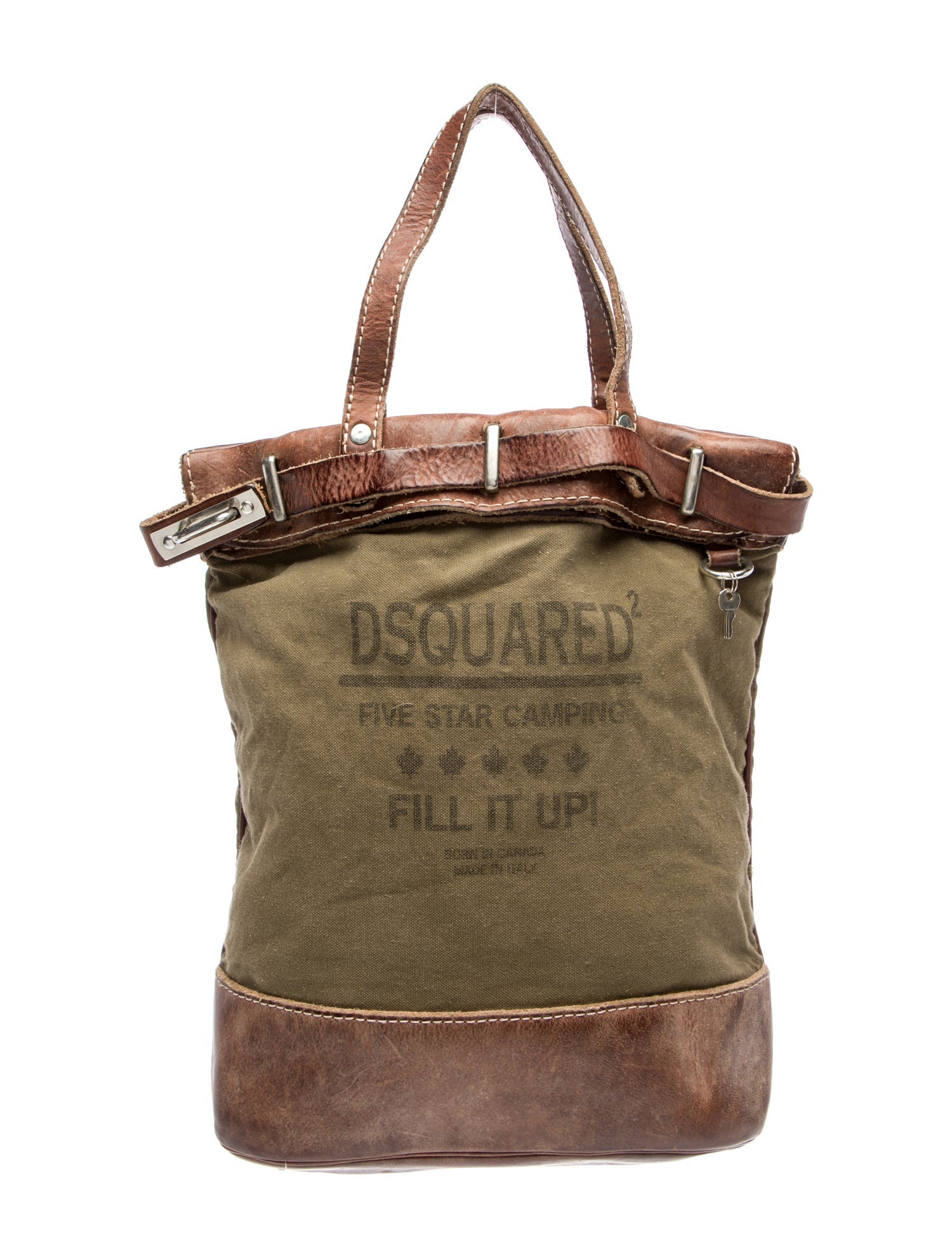 Dsquared² Canvas Bucket Bag
