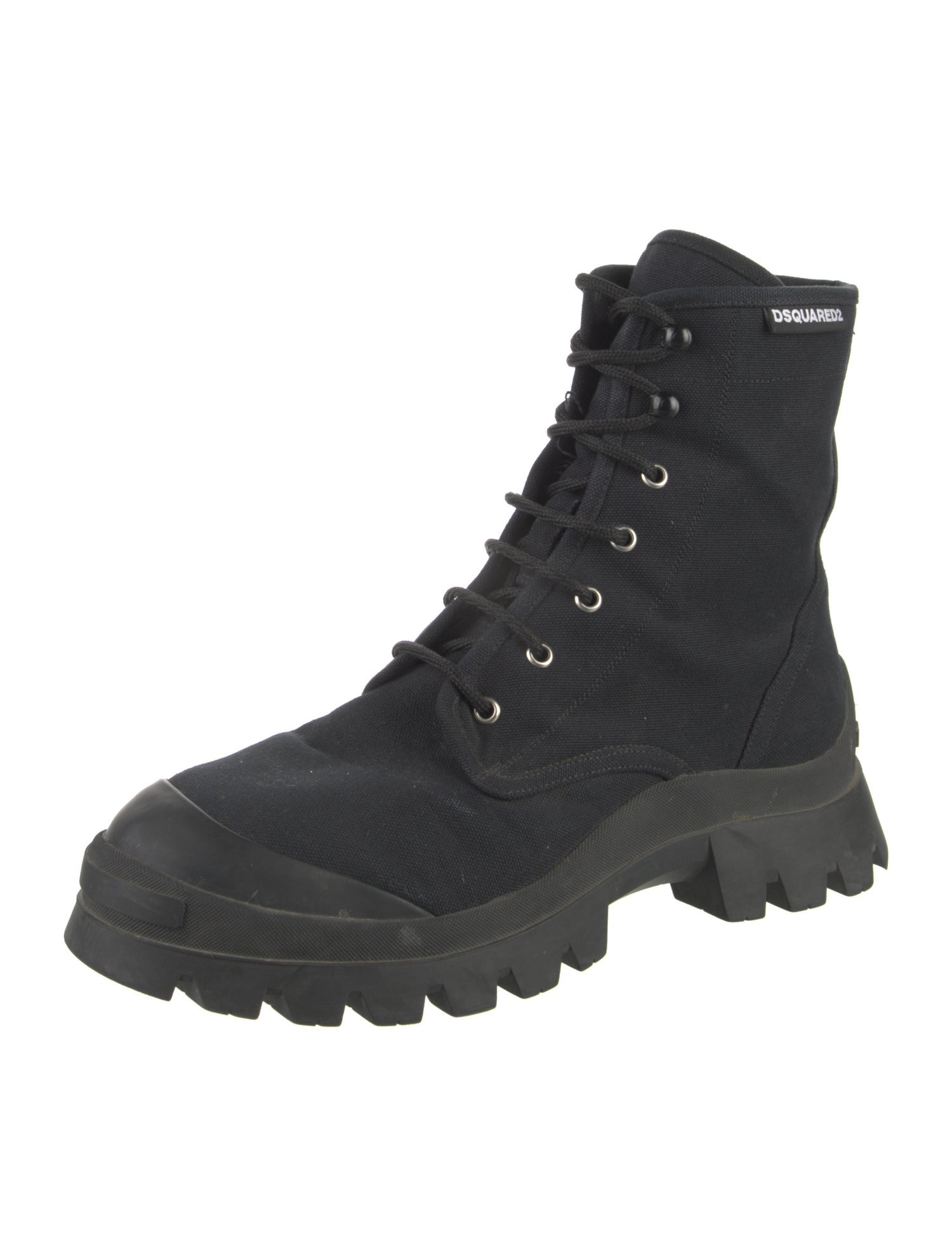 Dsquared² Canvas Hiking Boots