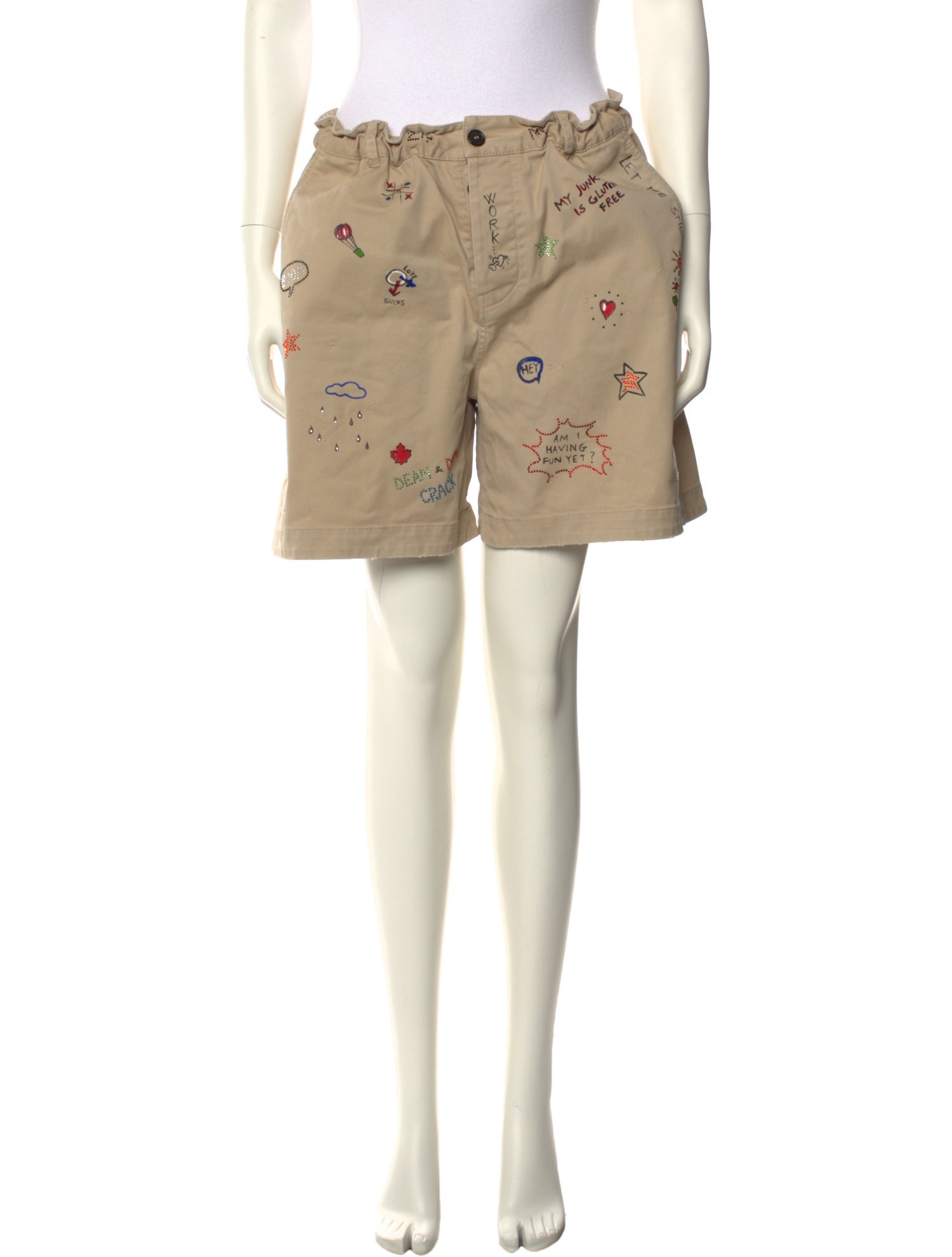 Dsquared² Printed Mini Shorts