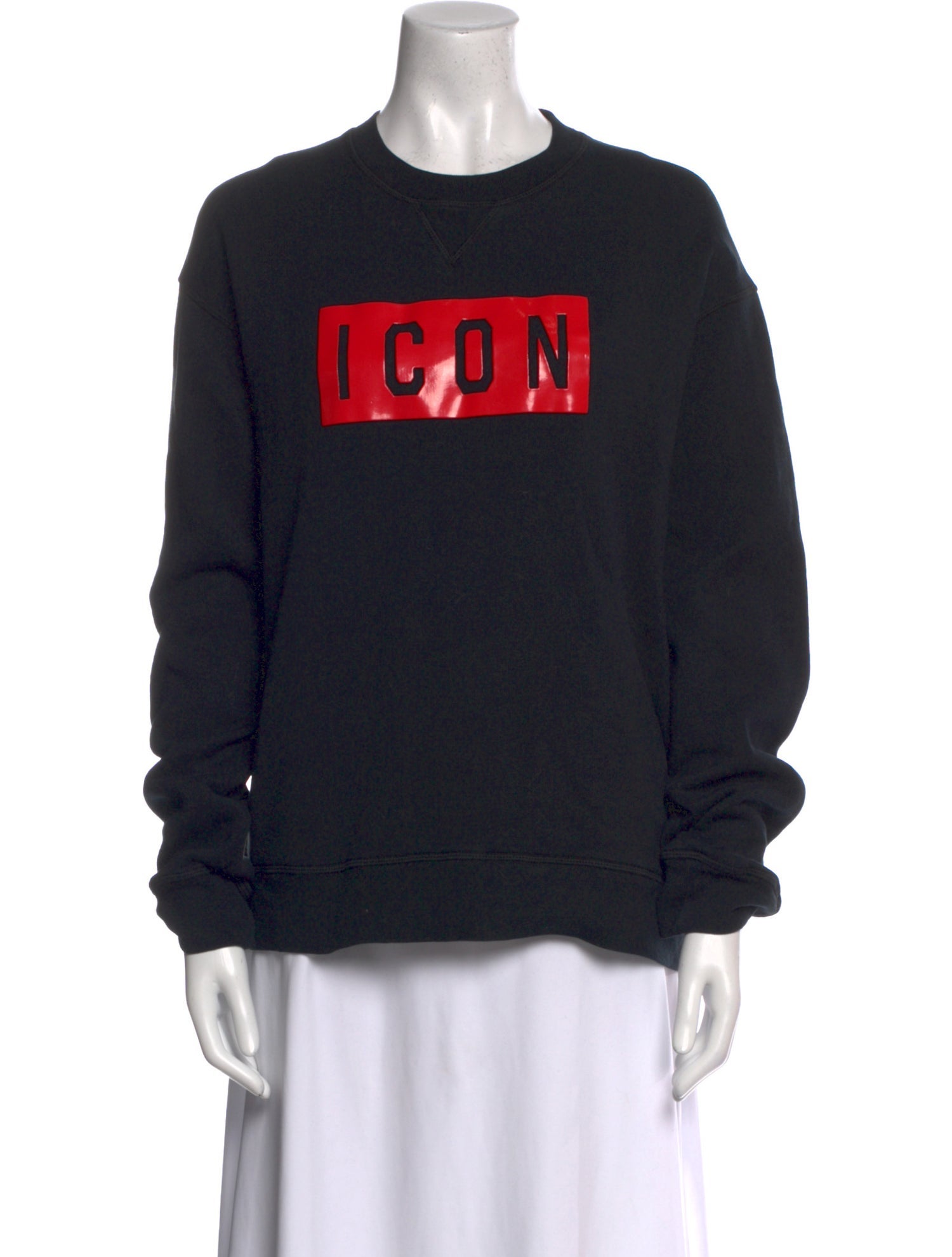 Dsquared² Graphic Print Crew Neck Sweatshirt